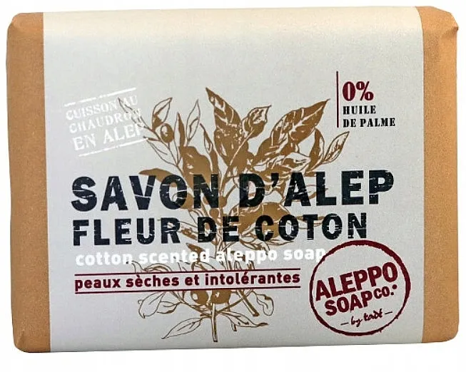 Tade Fleur de Coton Aleppo Soap Alepski sapun sa maslinovim uljem i lovorovim uljem