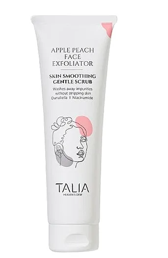Talia Heaven's Dew Apple Peach Face Exfoliator Piling za lice sa morskim antioksidantima sa mirisom šarlotke