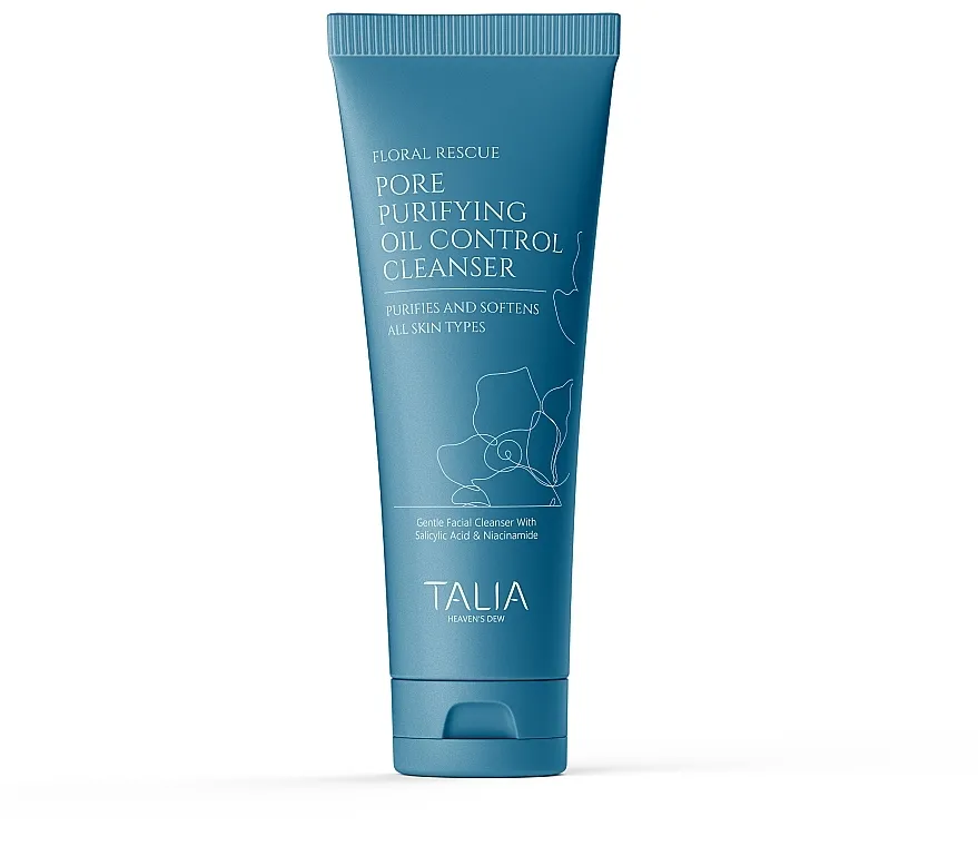 Talia Heaven's Dew Floral Rescue Pore Purifying Oil Control Cleanser Travel Size Seboregulišući preparat za čišćenje pora