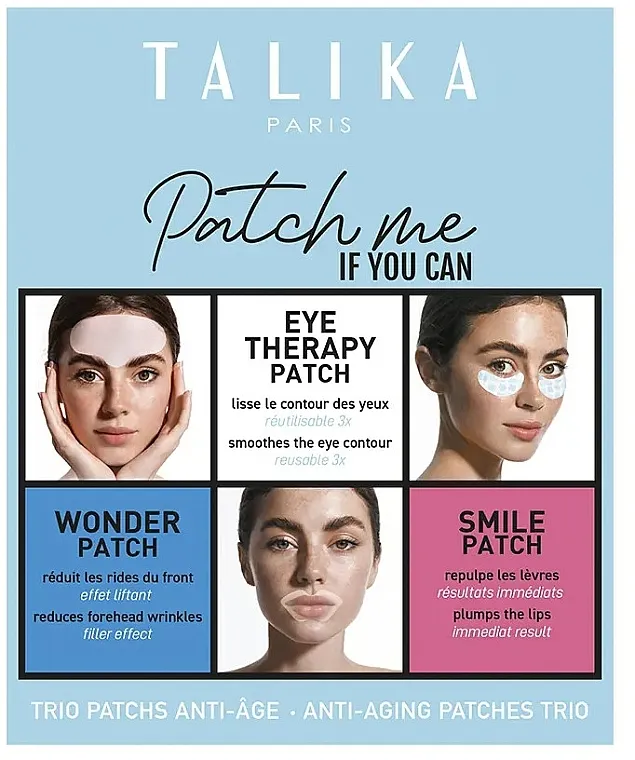 Talika Wonder Patch Set (lip/patch/1pcs + eye/patch/2pcs + forehead/patch/1pcs)