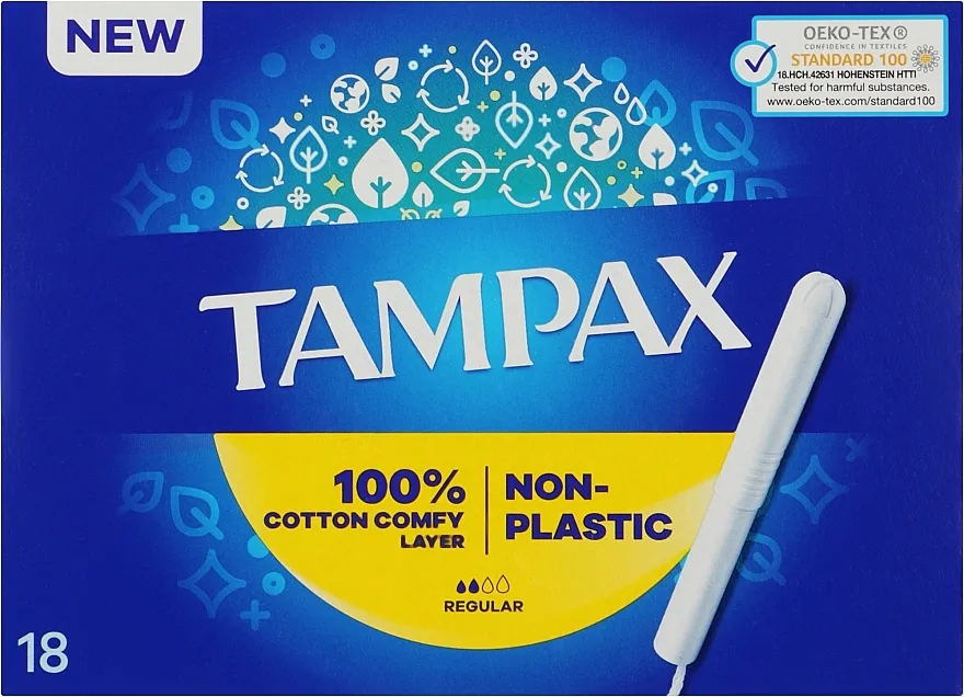 Tampax Compak Regular Tamponi sa aplikatorom, 18 kom