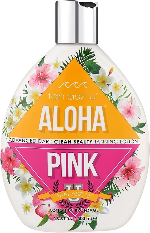 Tan Asz U Aloha Pink Advanced Dark Clean Beauty Tanning Lotion Krema za sunčanje sa kokosovim mlekom, ekstraktom nara, bez bronzera