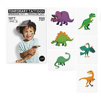 TATTon.me Dino Set Privremene tetovaže