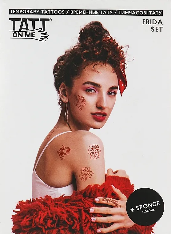 TATTon.me Frida Set Privremene tetovaže