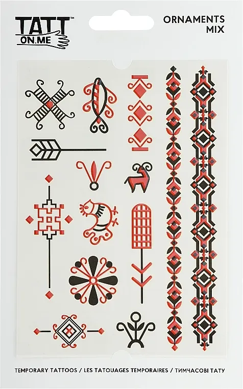 TATTon.me Ornaments Mix Privremene tetovaže