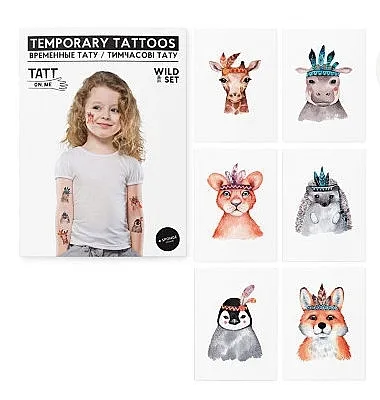 TATTon.me Wild Set Privremene tetovaže
