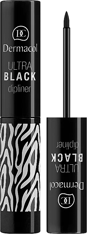 Tekuća olovka za oči Dermacol Make-Up Black Sensation Ultra Black Dipliner