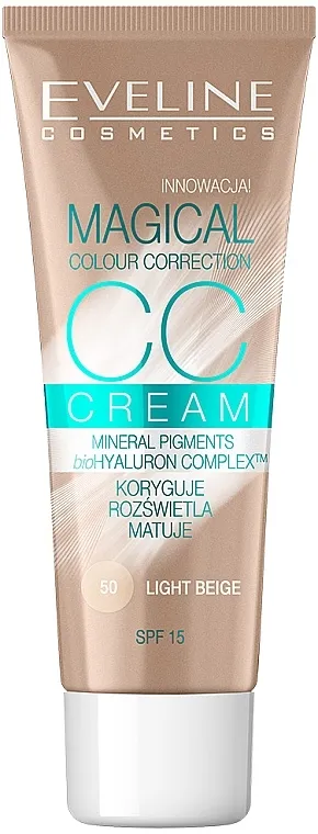 Tekući puder Eveline Cosmetics Magical CC Cream SPF15
