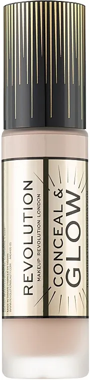 Tekući puder Makeup Revolution Conceal &amp; Glow Foundation