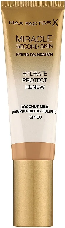 Tekući puder Max Factor Miracle Second Skin Hybrid Foundation