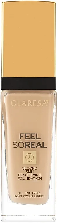 Tekući puder za lice Claresa Make Up Second Skin Feel So Real