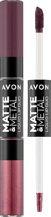 Tekući ruž za usne 2 u 1 Avon Matte &amp; Metal Liquid Lip Duo
