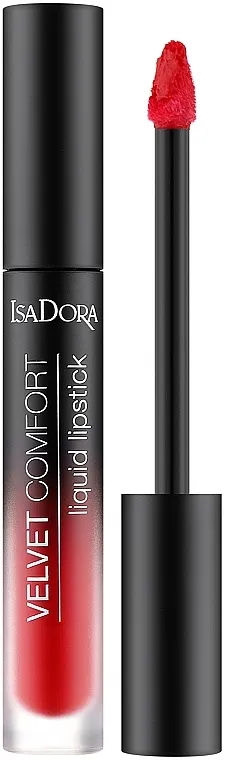 Tekući ruž za usne IsaDora Velvet Comfort Liquid Lipstick