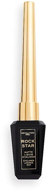 Tekući vodootporni eyeliner Revolution PRO Rockstar Matte Liquid Eyeliner