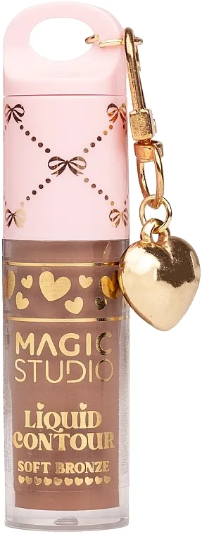 Tečni konturing sa zlatnim privjeskom Magic Studio Coquette Liquid Contour Charm