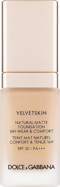 Tečni puder Dolce &amp; Gabbana Velvetskin Natural Matte Foundation