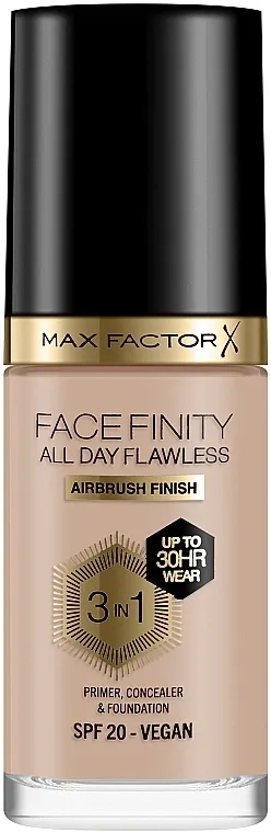 Tečni puder Max Factor Facefinity All Day Flawless 3-in-1 Foundation SPF 20