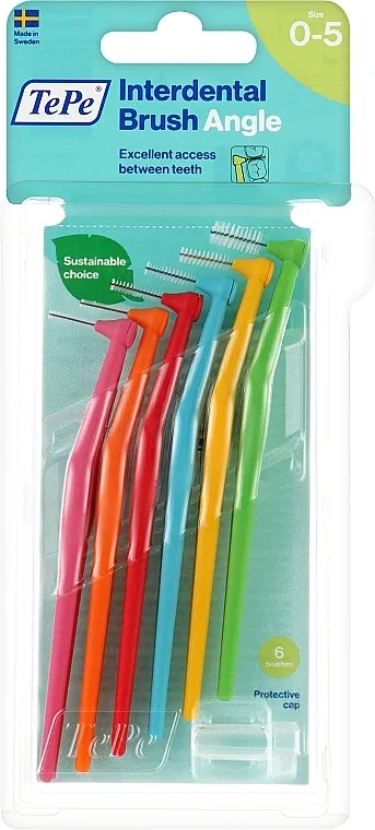 TePe Interdental Brushes Angle 0,4-0,8 mm Interdentalna četkica