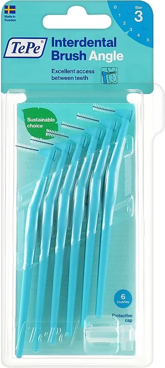 TePe Interdental Brushes Angle Blue 0,6mm Međuzubna četkica