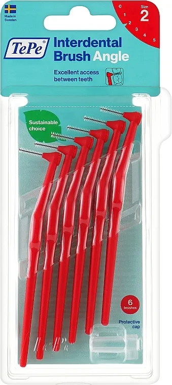 TePe Interdental Brushes Angle Red 0,5mm Interdentalna četkica