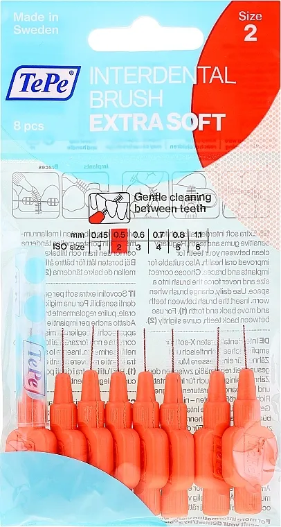 TePe Interdental Brushes Extra Soft Interdentalna četkica "Crvena", 0,5mm