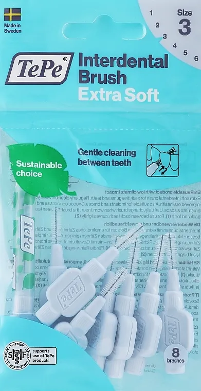 TePe Interdental Brushes Extra Soft Međuzubna četkica "Plava", 0,6mm