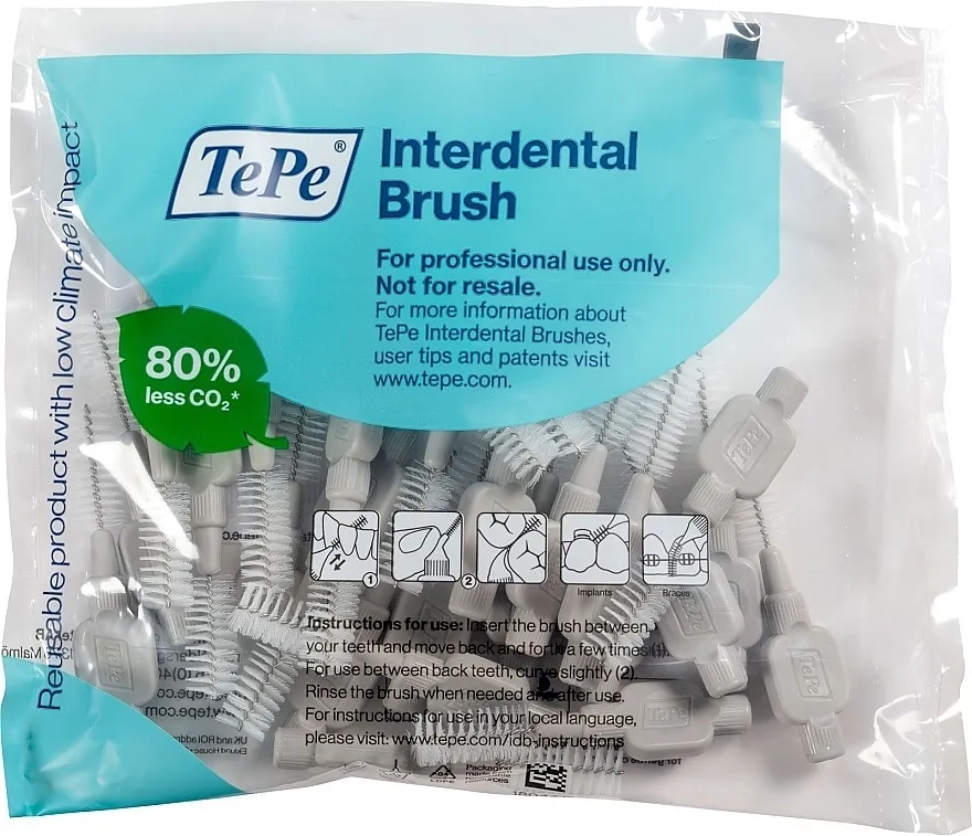 TePe Original Interdental Brush Gray 1.3 mm Set