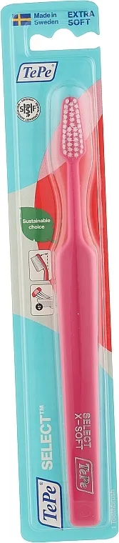 TePe Toothbrush Četkica za zube Select Compact Extra Soft, veoma mekana, fuksija