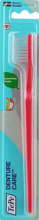 Tepe Toothbrush Prothesis Četkica za zube, za proteze koje se skidaju, koralna