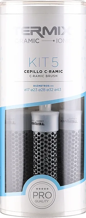 Termix KIT 5 Set termalnih četkica P-PK-5TXCR, 5 kom.