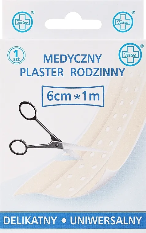 Testeo Univerzalni medicinski flaster, 6 cm x 1 m