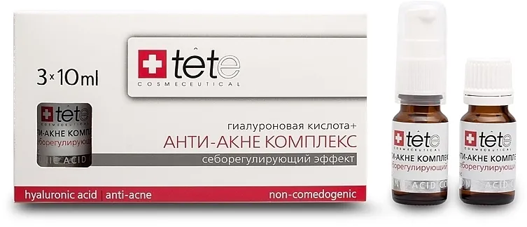 TETe Cosmeceutical Hyaluronic Acid Serum "Hijaluron + Kompleks protiv akni"