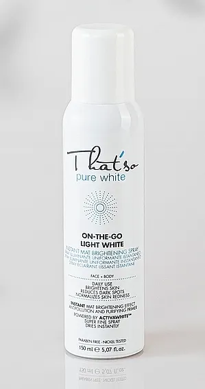 That'So Go Light White Spray Sprej za lice i telo