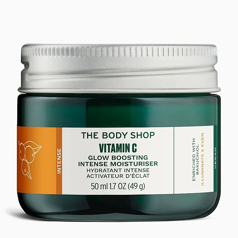 The Body Shop Vitamin C Glow Boosting Intense Moisturiser Intenzivna hidratantna krema za sjaj kože sa vitaminom C