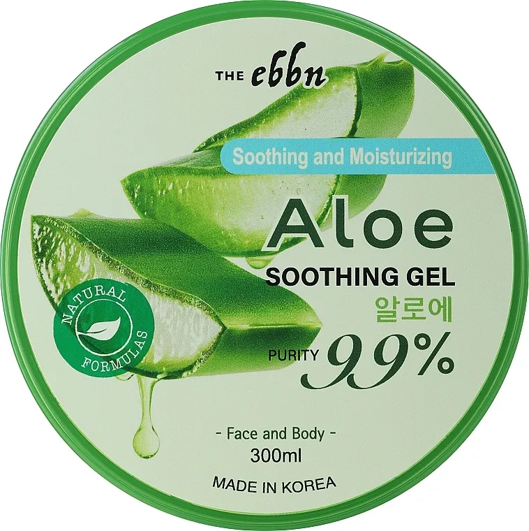 The Ebbn Shooting &amp; Moisture Aloe Sooting Gel 97% Purity Umirujući gel s aloe za lice i tijelo