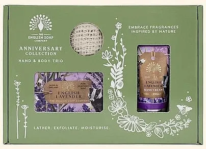 The English Soap Company Anniversary Collection Hand And Body Trio (soap/190g + h/cr/75ml + pouch/1pcs) Set