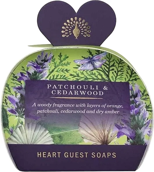 The English Soap Company Occasions Collection Patchouli &amp; Cedarwood Guest Soaps (soap/3x20g) Set