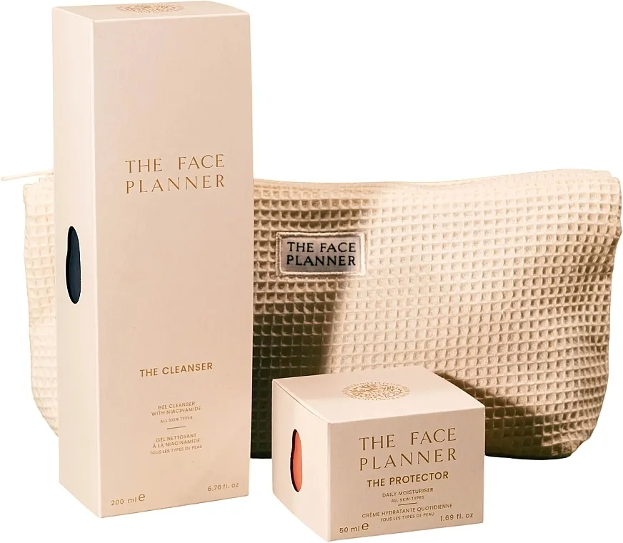 The Face Planner The Simple Plan (f/clean/200ml + f/cr/50ml + bag) Set