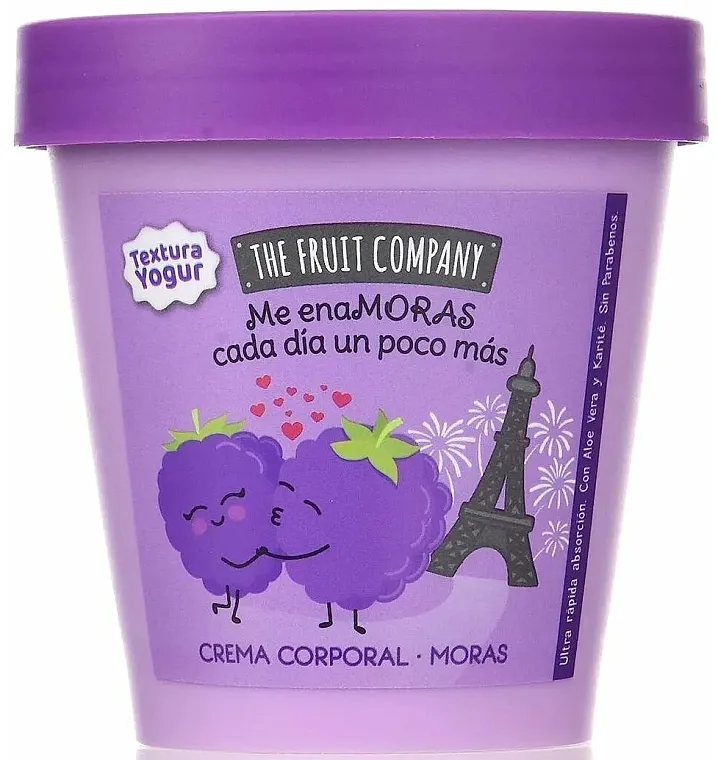 The Fruit Company Body Cream Blackberries Jogurt za telo