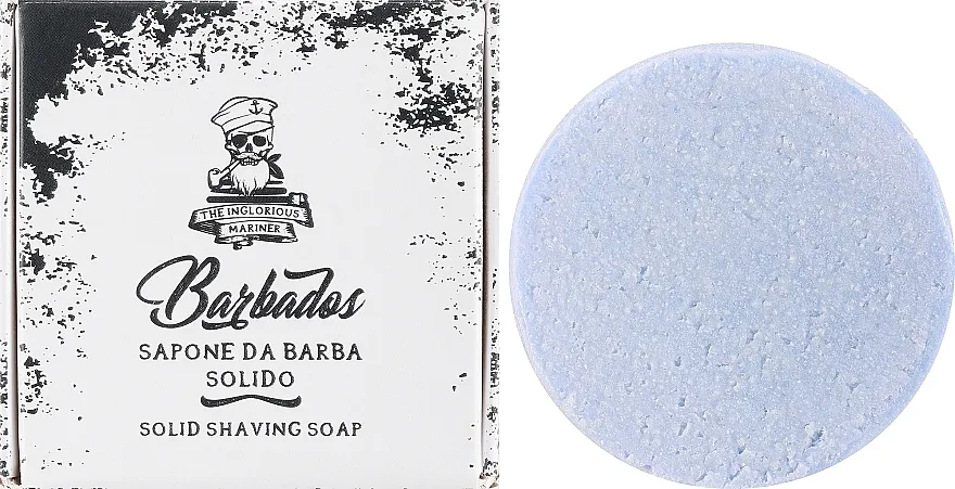 The Inglorious Mariner Barbados Solid Shaving Soap Eco Refill Čvrsti sapun za brijanje