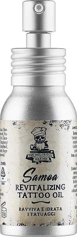 The Inglorious Mariner Samoa Reviralizing Tatoo Oil Organski losion za telo "Slatki badem"