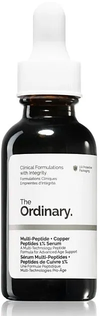 The Ordinary Multi-Peptide + Copper Peptides 1% Posvetljujući serum protiv bora za lice