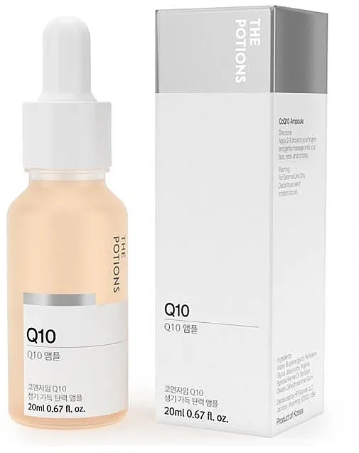 The Potions Q10 Ampoule Serum Serum za lice