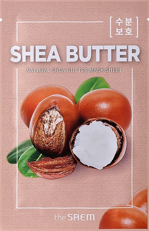 The Saem Natural Shea Butter Mask Sheet Sheet maska s ekstraktom Shea maslaca