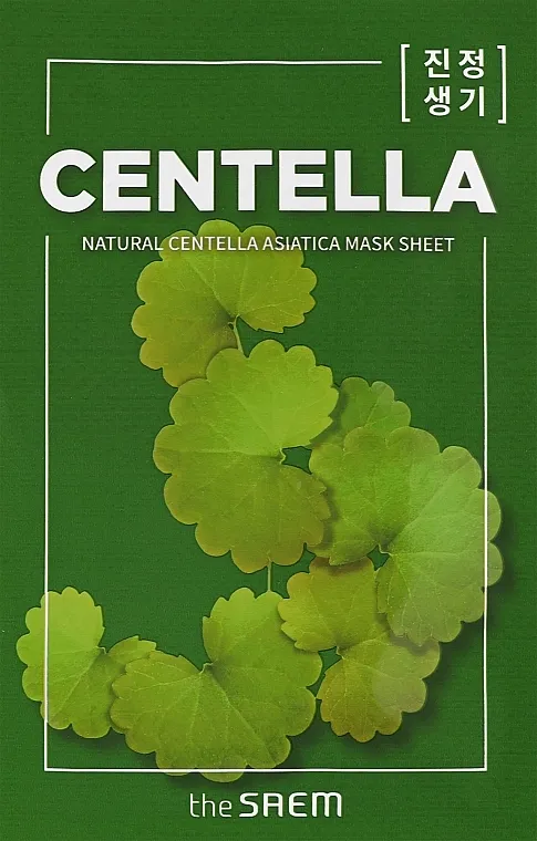 The Saem Natural Soothing Mask With Centella Asiatica Extract Umirujuća maska s ekstraktom Centella Asiatica