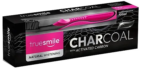 Theramed TrueSmile Charcoal (toothpaste/100 ml + toothbrush/1pcs) Set