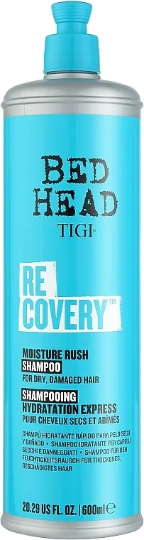 Tigi Bed Head Recovery Shampoo Moisture Rush Šampon za suhu i oštećenu kosu