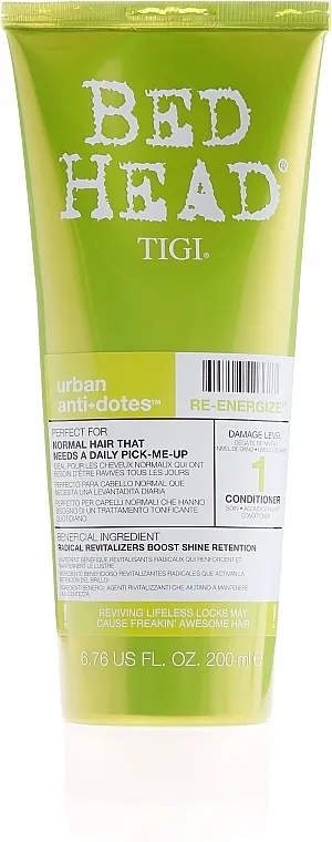 Tigi Bed Head Urban Anti+Dotes Re-Energize Conditioner Regenerator za svakodnevnu njegu normalne kose