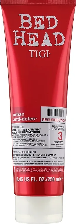 Tigi Bed Head Urban Antidotes Resurrection Shampoo Šampon regenerirajući za slabu lomljivu kosu