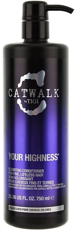 Tigi Catwalk Volume Collection Your Highness Nourishing Conditioner Regenerator za volumen